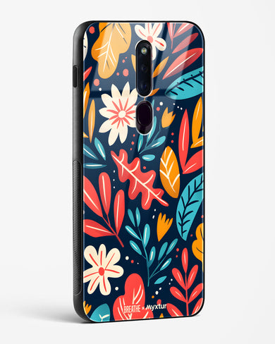 Bold Garden Bloom [BREATHE] Glass Case Phone Cover (Oppo)