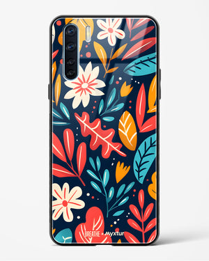 Bold Garden Bloom [BREATHE] Glass Case Phone Cover (Oppo)