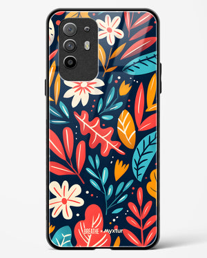 Bold Garden Bloom [BREATHE] Glass Case Phone Cover (Oppo)