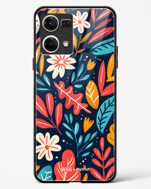 Bold Garden Bloom [BREATHE] Glass Case Phone Cover (Oppo)