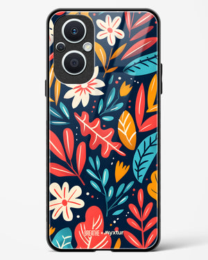 Bold Garden Bloom [BREATHE] Glass Case Phone Cover (Oppo)