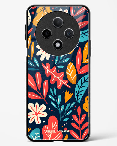 Bold Garden Bloom [BREATHE] Glass Case Phone Cover (Oppo)