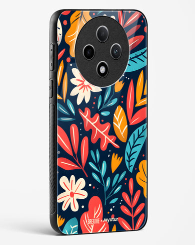 Bold Garden Bloom [BREATHE] Glass Case Phone Cover (Oppo)