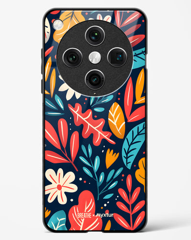 Bold Garden Bloom [BREATHE] Glass Case Phone Cover (Oppo)