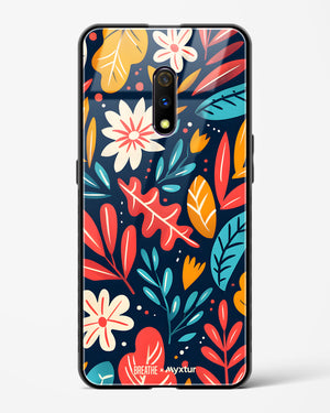 Bold Garden Bloom [BREATHE] Glass Case Phone Cover (Oppo)