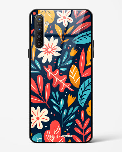 Bold Garden Bloom [BREATHE] Glass Case Phone Cover (Oppo)