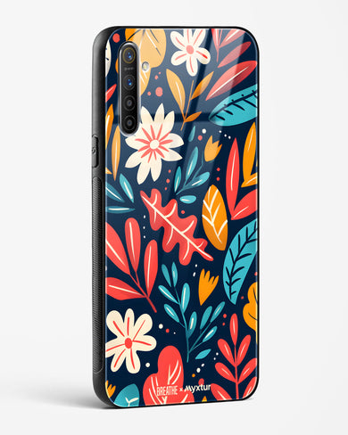 Bold Garden Bloom [BREATHE] Glass Case Phone Cover (Oppo)