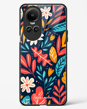 Bold Garden Bloom [BREATHE] Glass Case Phone Cover (Oppo)