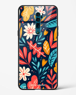 Bold Garden Bloom [BREATHE] Glass Case Phone Cover (Oppo)