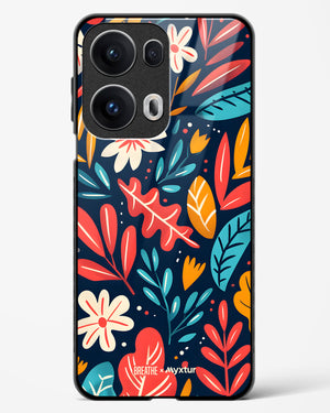 Bold Garden Bloom [BREATHE] Glass Case Phone Cover (Oppo)