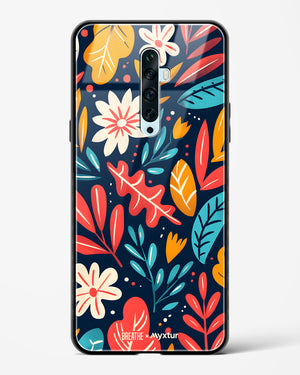 Bold Garden Bloom [BREATHE] Glass Case Phone Cover (Oppo)