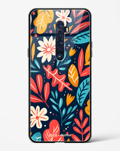 Bold Garden Bloom [BREATHE] Glass Case Phone Cover (Oppo)