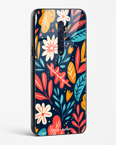 Bold Garden Bloom [BREATHE] Glass Case Phone Cover (Oppo)