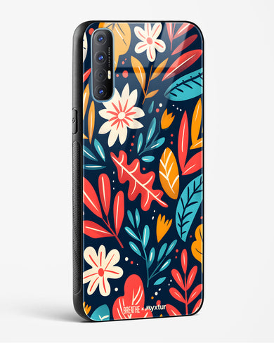 Bold Garden Bloom [BREATHE] Glass Case Phone Cover (Oppo)
