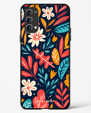 Bold Garden Bloom [BREATHE] Glass Case Phone Cover (Oppo)