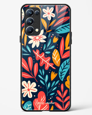 Bold Garden Bloom [BREATHE] Glass Case Phone Cover (Oppo)