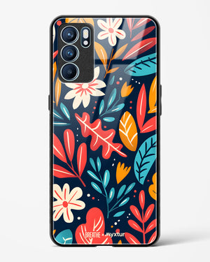 Bold Garden Bloom [BREATHE] Glass Case Phone Cover (Oppo)