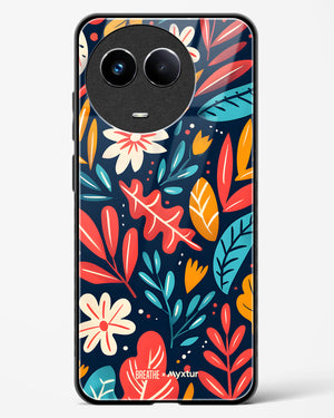 Bold Garden Bloom [BREATHE] Glass Case Phone Cover (Realme)