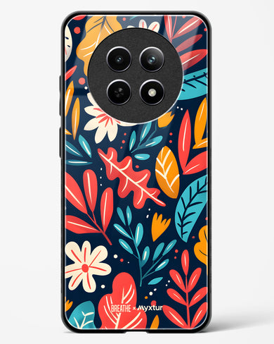 Bold Garden Bloom [BREATHE] Glass Case Phone Cover (Realme)