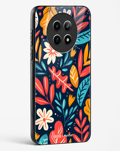 Bold Garden Bloom [BREATHE] Glass Case Phone Cover (Realme)