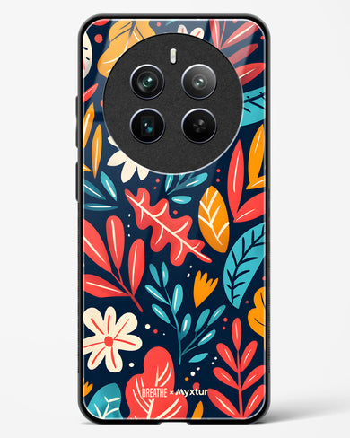 Bold Garden Bloom [BREATHE] Glass Case Phone Cover (Realme)