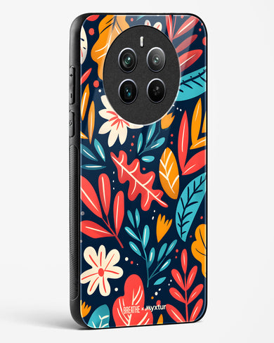 Bold Garden Bloom [BREATHE] Glass Case Phone Cover (Realme)