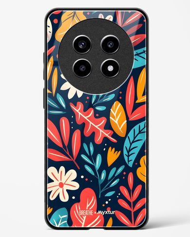 Bold Garden Bloom [BREATHE] Glass Case Phone Cover (Realme)