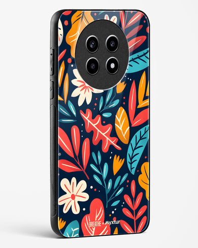 Bold Garden Bloom [BREATHE] Glass Case Phone Cover (Realme)