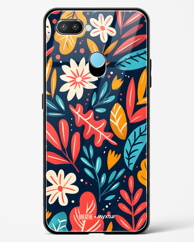 Bold Garden Bloom [BREATHE] Glass Case Phone Cover (Realme)