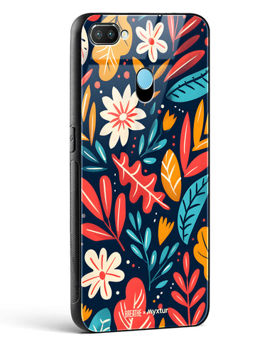 Bold Garden Bloom [BREATHE] Glass Case Phone Cover (Realme)