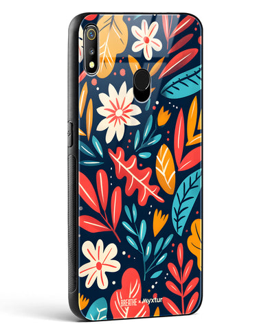 Bold Garden Bloom [BREATHE] Glass Case Phone Cover (Realme)