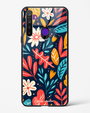 Bold Garden Bloom [BREATHE] Glass Case Phone Cover (Realme)