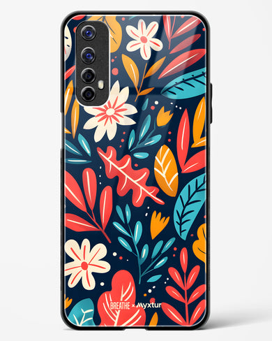 Bold Garden Bloom [BREATHE] Glass Case Phone Cover (Realme)