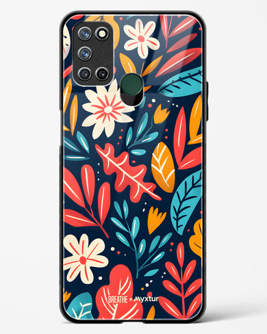 Bold Garden Bloom [BREATHE] Glass Case Phone Cover (Realme)