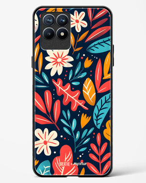 Bold Garden Bloom [BREATHE] Glass Case Phone Cover (Realme)