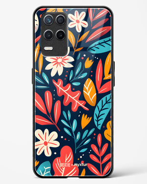 Bold Garden Bloom [BREATHE] Glass Case Phone Cover (Realme)