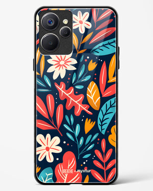 Bold Garden Bloom [BREATHE] Glass Case Phone Cover (Realme)