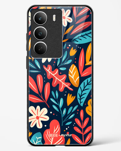 Bold Garden Bloom [BREATHE] Glass Case Phone Cover (Realme)