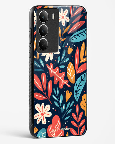 Bold Garden Bloom [BREATHE] Glass Case Phone Cover (Realme)