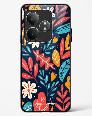 Bold Garden Bloom [BREATHE] Glass Case Phone Cover (Realme)