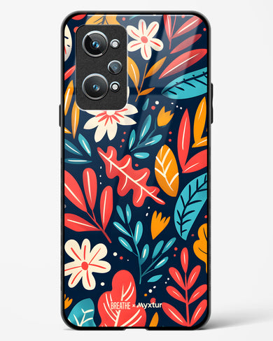 Bold Garden Bloom [BREATHE] Glass Case Phone Cover (Realme)