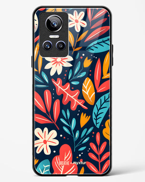 Bold Garden Bloom [BREATHE] Glass Case Phone Cover (Realme)