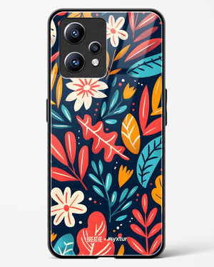 Bold Garden Bloom [BREATHE] Glass Case Phone Cover (Realme)