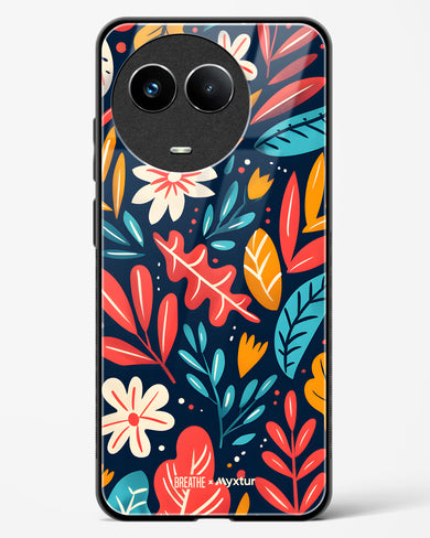 Bold Garden Bloom [BREATHE] Glass Case Phone Cover (Realme)