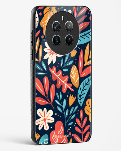 Bold Garden Bloom [BREATHE] Glass Case Phone Cover (Realme)