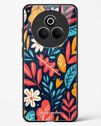 Bold Garden Bloom [BREATHE] Glass Case Phone Cover (Realme)
