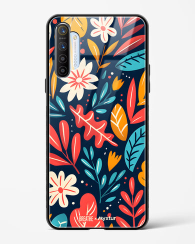 Bold Garden Bloom [BREATHE] Glass Case Phone Cover (Realme)