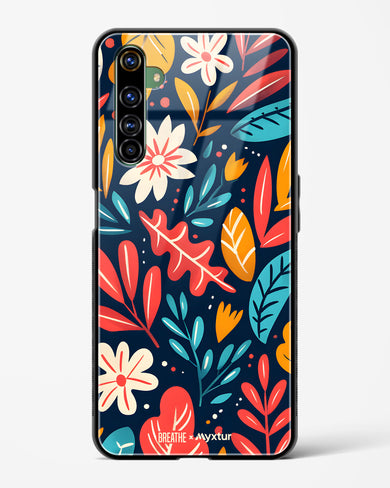 Bold Garden Bloom [BREATHE] Glass Case Phone Cover (Realme)