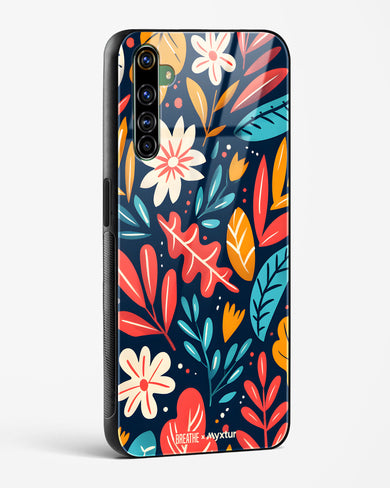 Bold Garden Bloom [BREATHE] Glass Case Phone Cover (Realme)