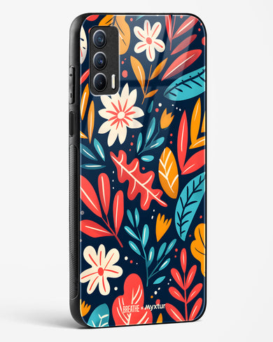 Bold Garden Bloom [BREATHE] Glass Case Phone Cover (Realme)